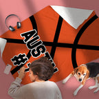 Custom Basketball Blanket Personalized Gift for Boyfriend