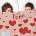 Custom Photo Couple Blanket Personalized Photo Blanket Memorial Blanket Valentines Day Gift