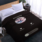 Custom Photo Blanket Personalized Incoming Call Photo and Text Blanket Best Valentine's Day Gifts for Her