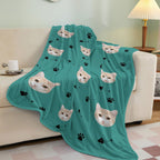 Personalized Pet Portrait Blanket for Cozy Nights at Home