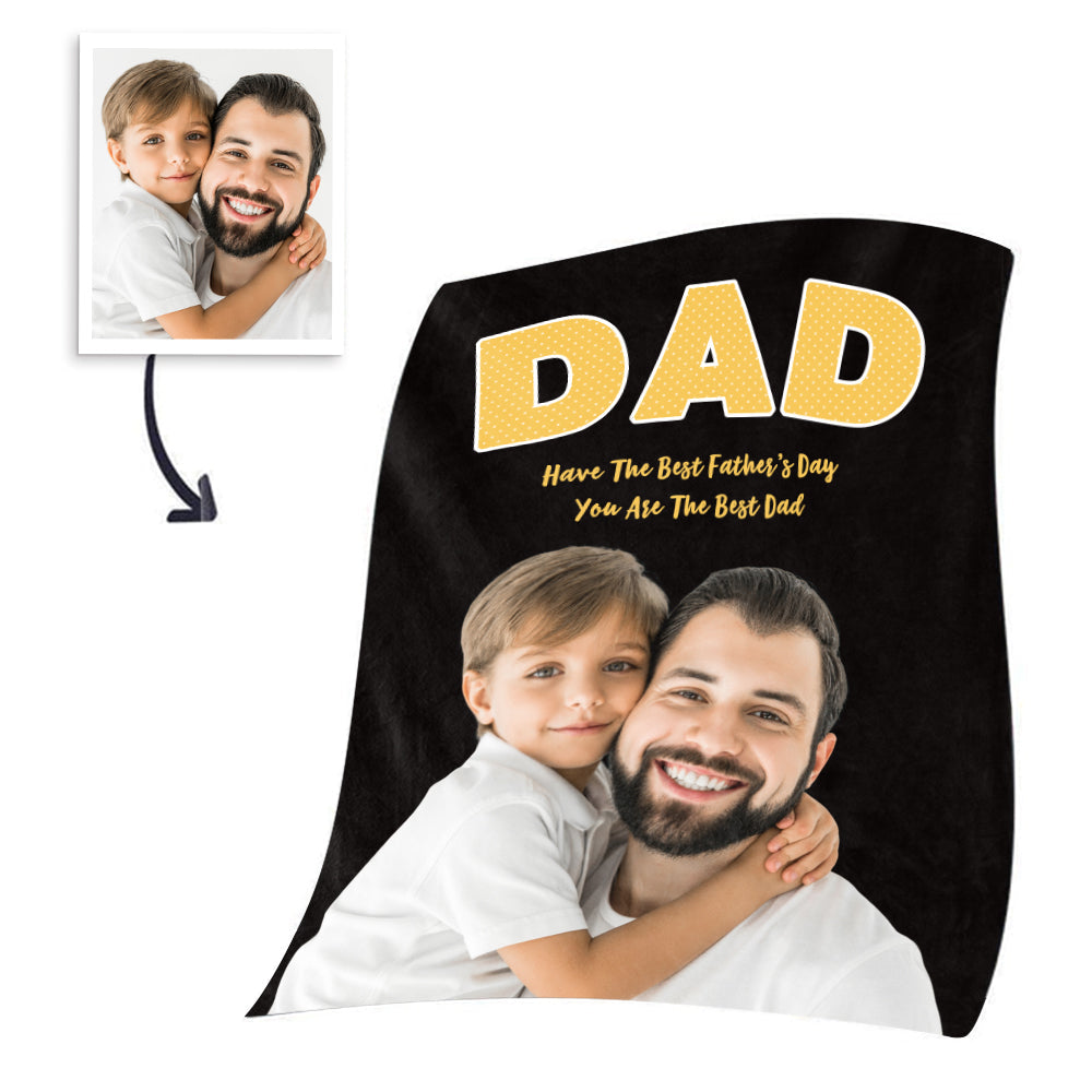 personalized blanket for dad with high quality craftsmanship
