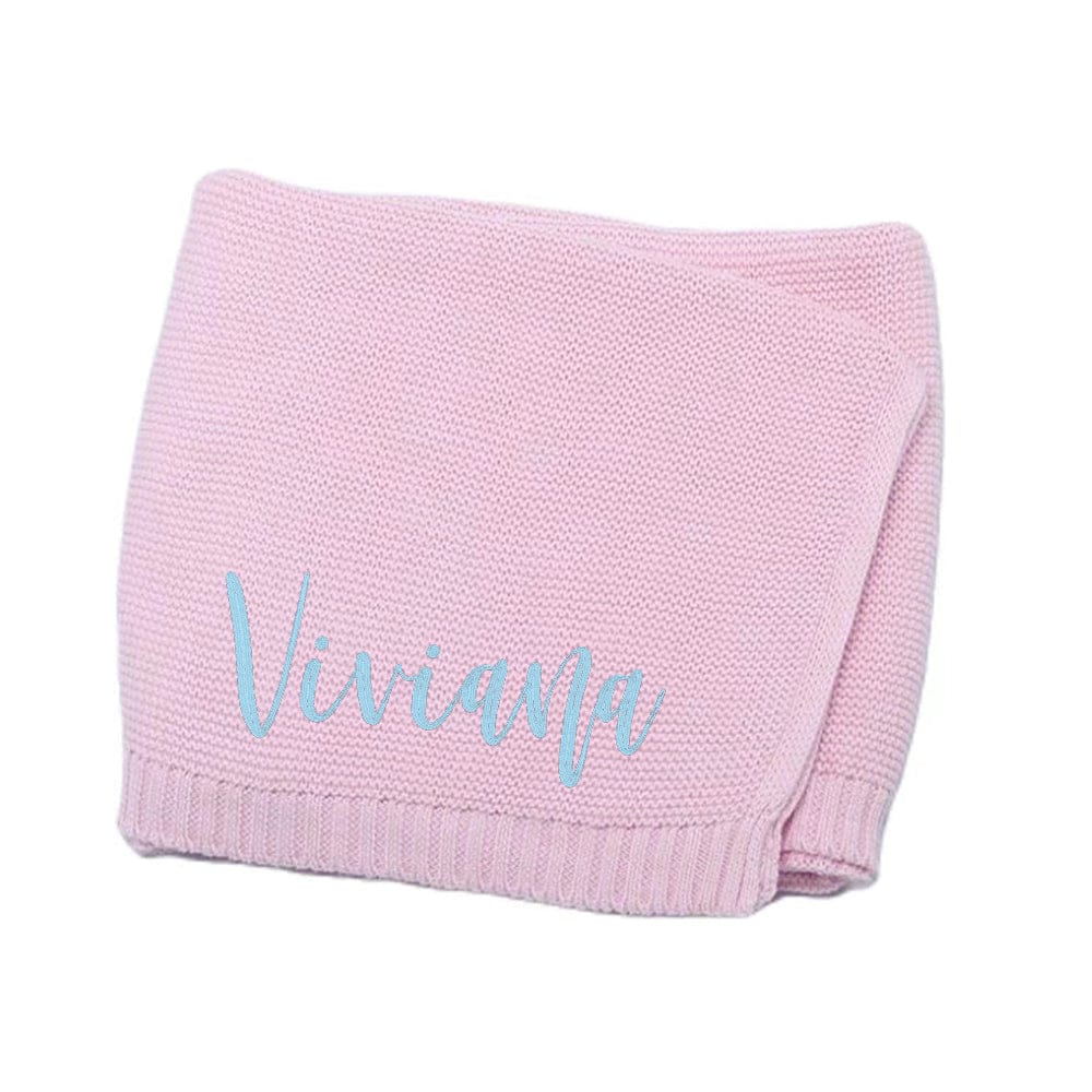 Custom Baby Blanket Embroidered Name Stroller Blanket for Newborn Baby Gift