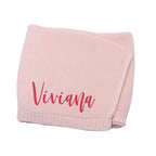 Custom Baby Blanket Embroidered Name Stroller Blanket for Newborn Baby Gift