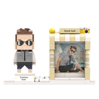 Custom Brick Figures Pen Holder Personalized Brick Figures and Pen Holder Custom Photo & Name Pen Holder
