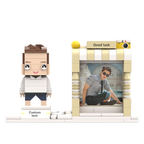 Custom Brick Figures Pen Holder Personalized Brick Figures and Pen Holder Custom Photo & Name Pen Holder
