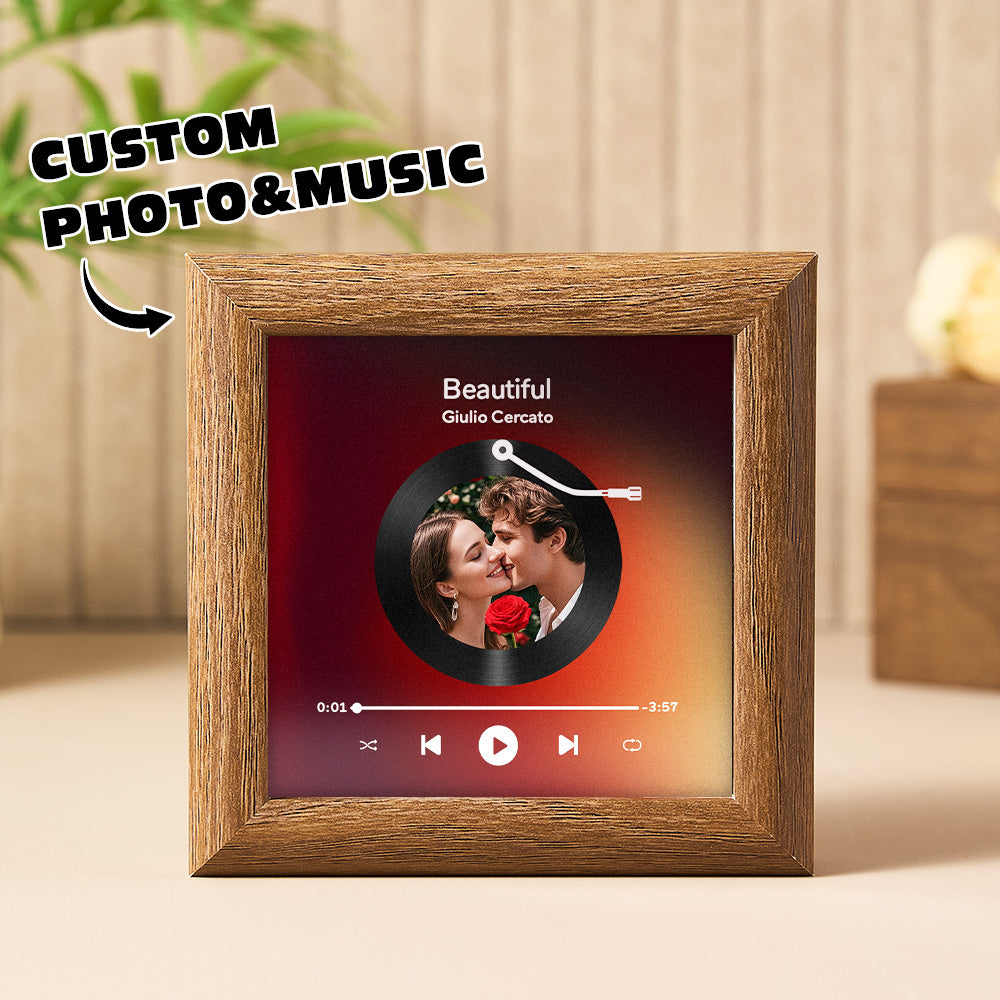 Custom Wooden Music Fridge Magnet Custom Music And Photo Fridge Magnet Can Play Songs Without Phone