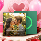 FridgeBeats Framed 4.0 Personalized Your Favorite Song Fridge Magnet Custom Fridge Magnet With Music and Photo Valentines Gift