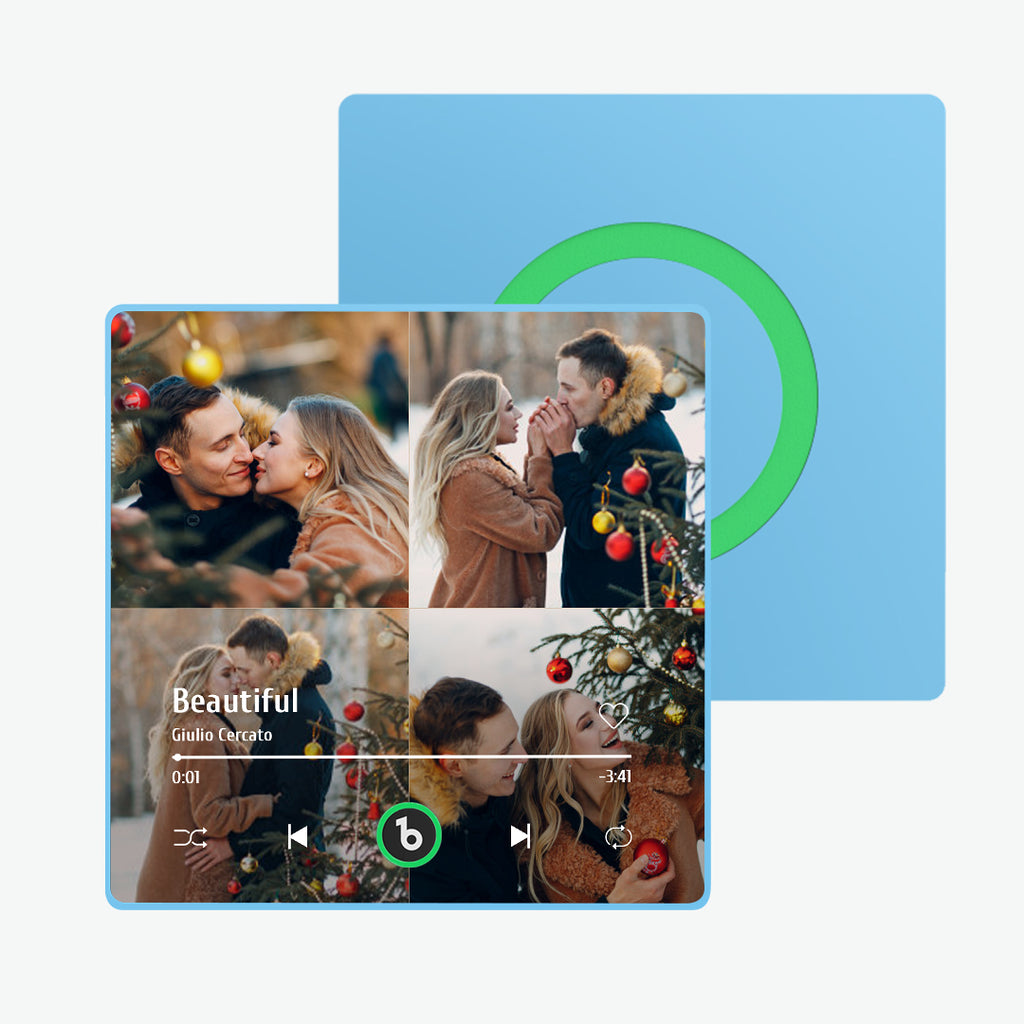 FridgeBeats Framed Custom Music Fridge Magnet Colorful Album Fridge Magnet That Can Be Played Song Christmas Gift New 4.0 Upgrade