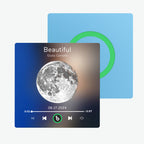 FridgeBeats Frameless Custom Music Fridge Magnet New 4.0 Upgrade with Moon Phrase Album Fridge Magnet Wall Photo Sticker Music Movement