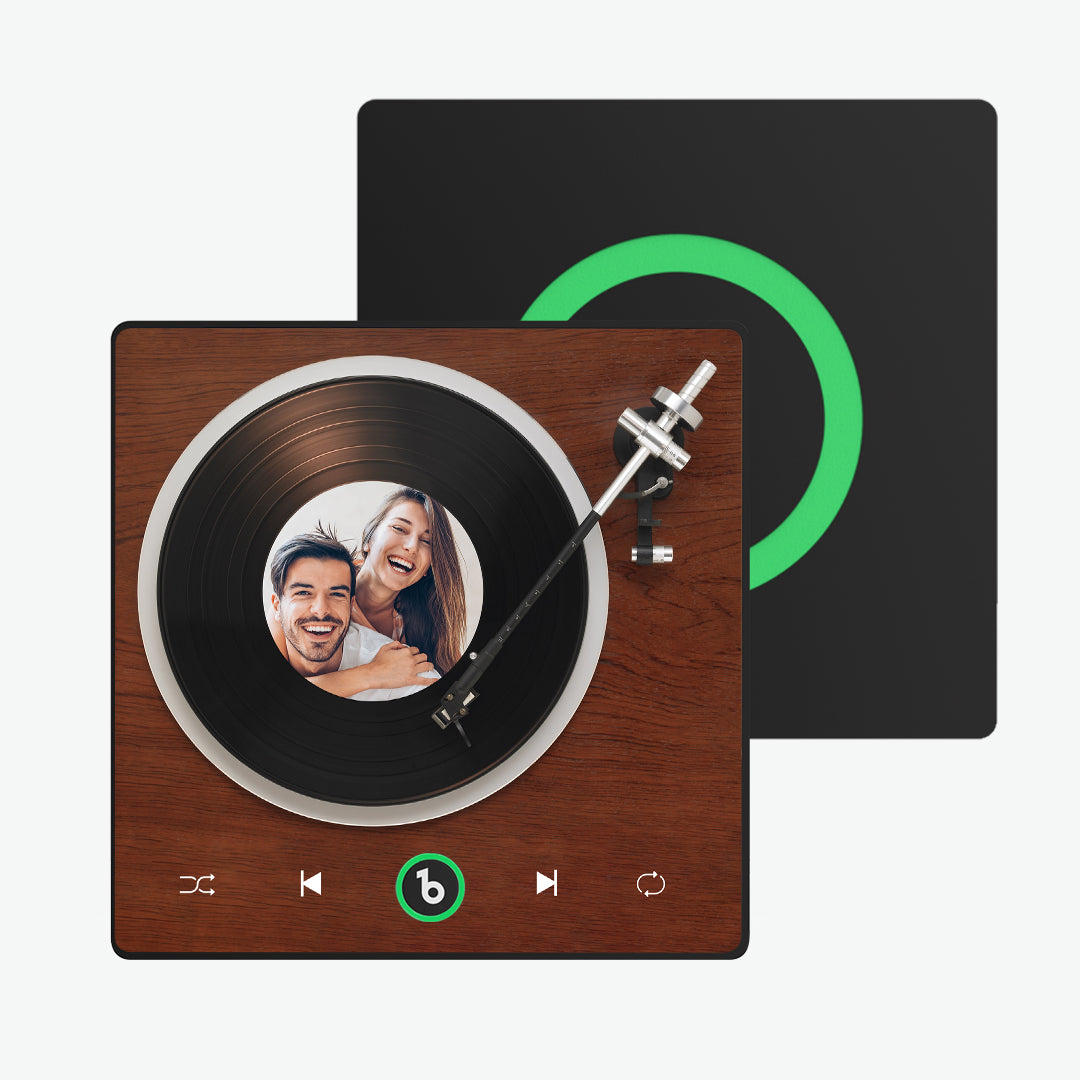 FridgeBeats Framed New 4.0 Upgrade Custom Music Fridge Magnet Vinyl Player Style Fridge Magnet Gift for Lover