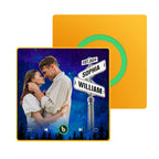 FridgeBeats Framed New 4.0 Upgrade Custom Music Fridge Magnet Street Sign Style Fridge Magnet Gift for Lover