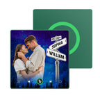 FridgeBeats Framed New 4.0 Upgrade Custom Music Fridge Magnet Street Sign Style Fridge Magnet Gift for Lover