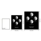 Custom Moon Phase Poster Gift for Anniversary