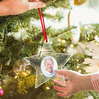 personalized photo with name angel decoration acrylic remembrance gift