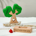 Holz-stammbaum-puzzle Mit Individuellen Namen, Heimdekoration, Einweihungsgeschenke
