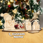 Personalized Snowman Christmas Countdown Calendar with Name Christmas Decoration Gifts