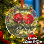Personalized Holding Hands Ornament First Christmas Ornament Gift for Couple