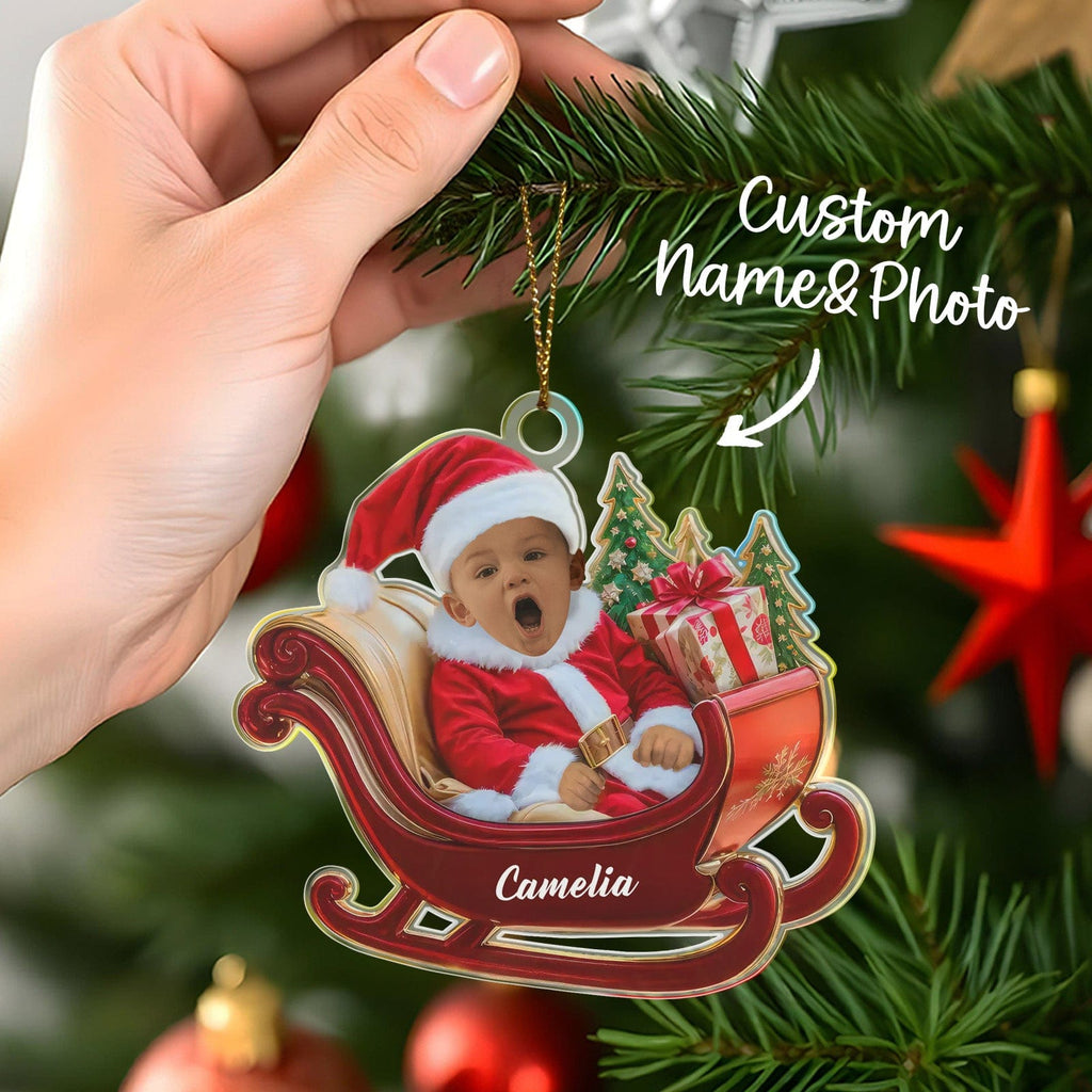 Sweet Touching Custom Photo Ornament Baby