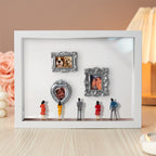 gifts for wife With Spot Lights : Museum of Us White Frame Personalized Couples Gift for Her Cute Miniature Museum Gifts deta