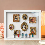 gifts for wife With Spot Lights : Museum of Us White Frame Personalized Couples Gift for Her Cute Miniature Museum Gifts deta