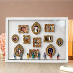 gifts for wife With Spot Lights : Museum of Us White Frame Personalized Couples Gift for Her Cute Miniature Museum Gifts deta