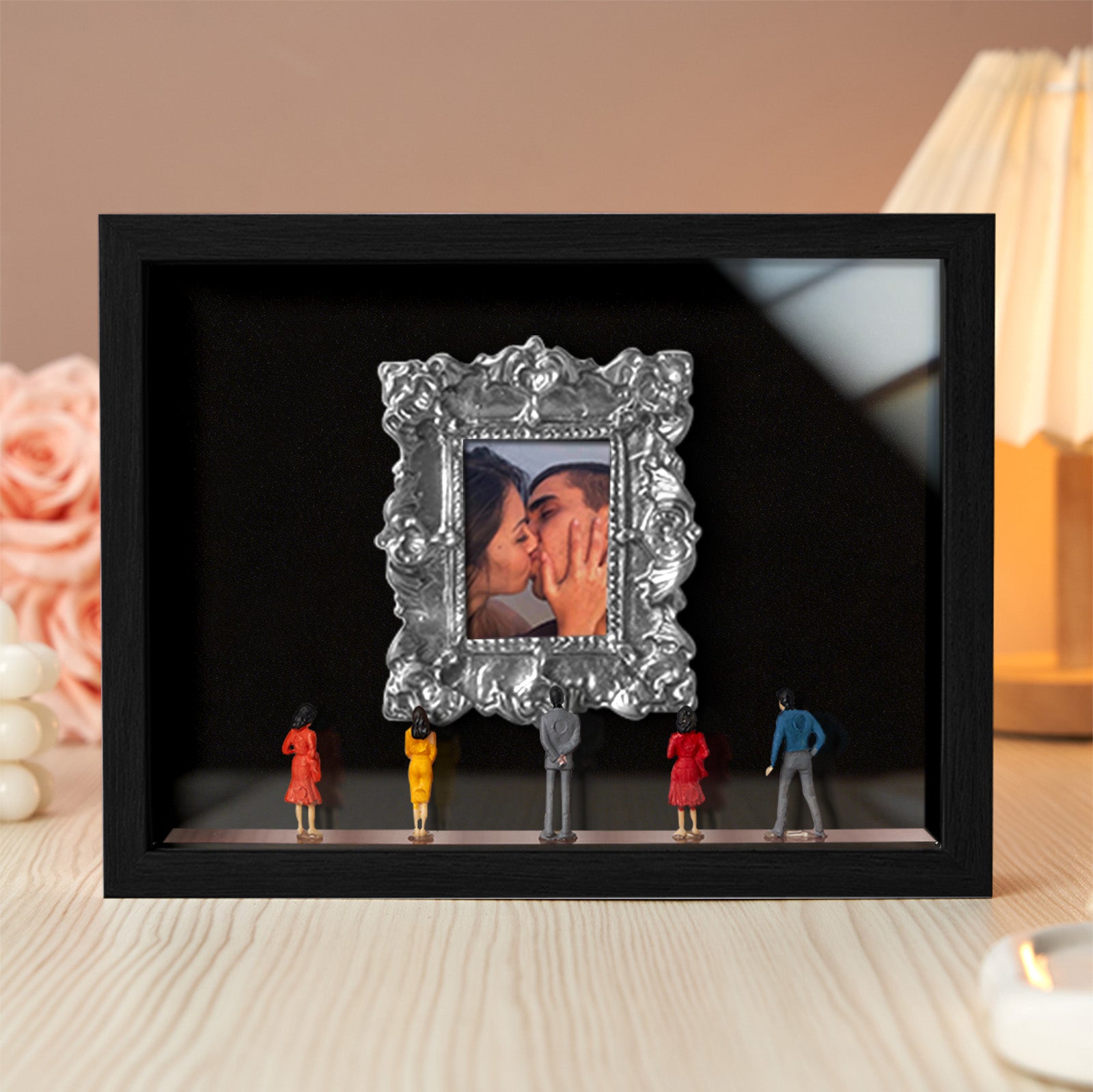 Museum of Us Black Frame Personalized Couples Gift for Her Cute Miniature Museum Gifts Meaningful Gift Valentine's Day Anniversary Gift