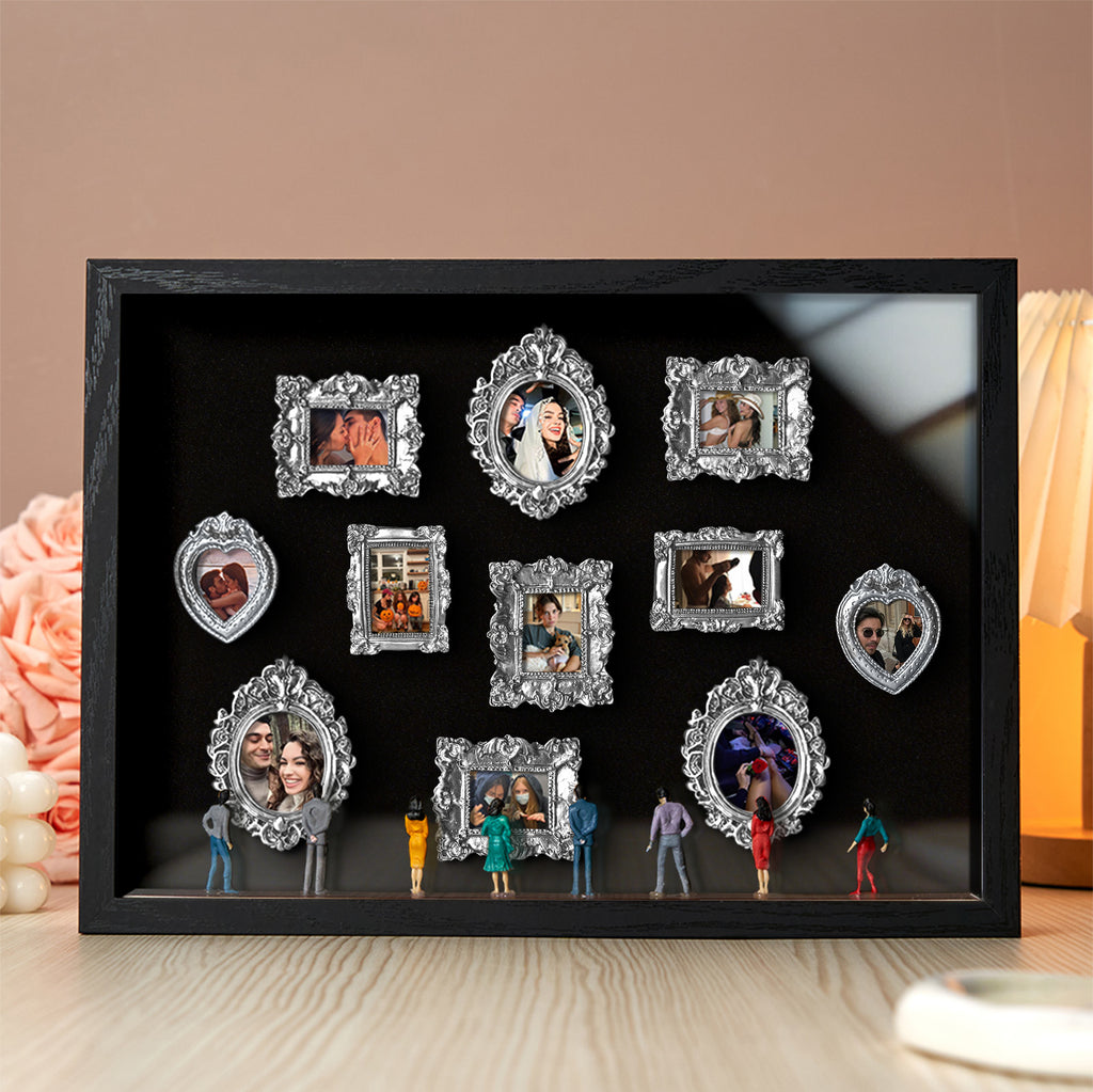 Museum of Us in Black  Custom Gift for Husband  Personalized Photo  Face 11
