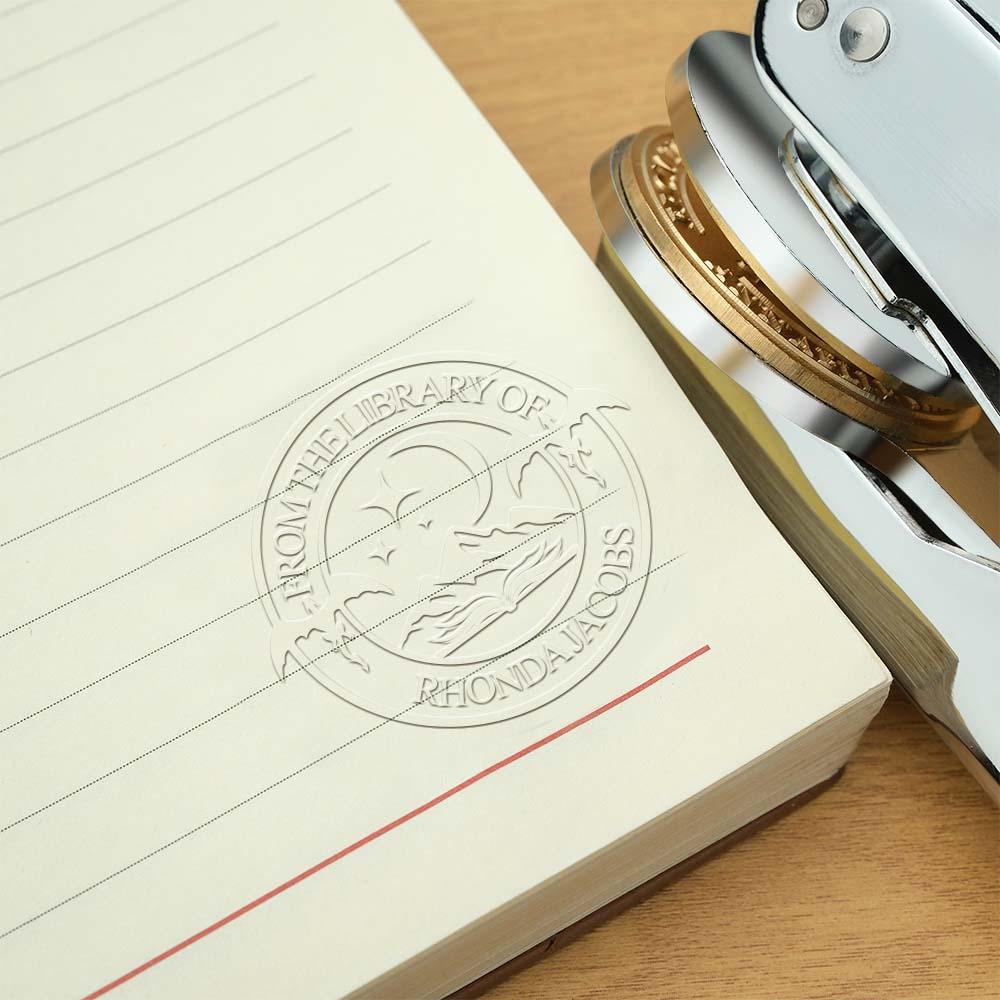 Custom Text Handheld Steel Stamp Seal - Personalized Marking Tool