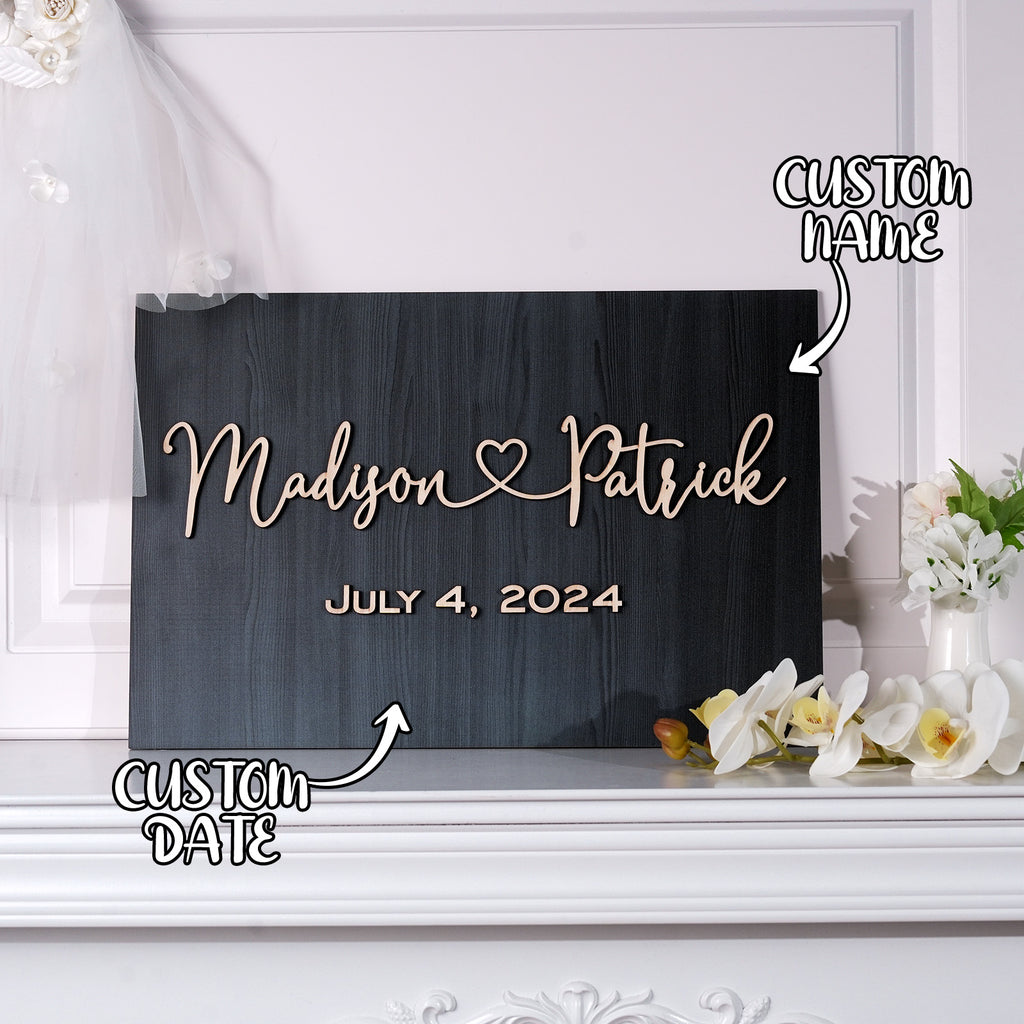 Personalized Wedding Sign Wedding Welcome Sign for Wedding Entrance