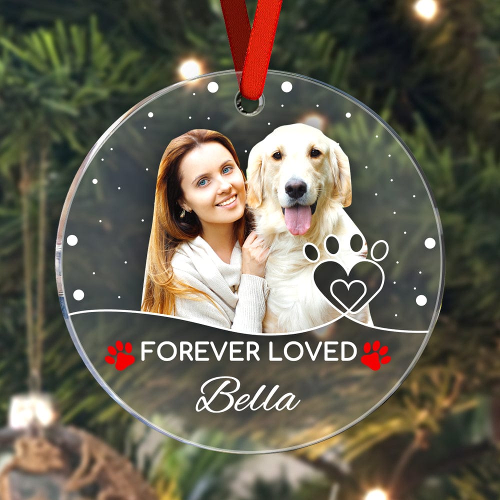 Personalized Photo and Name Photo Ornament Meaningful Keepsake Detail