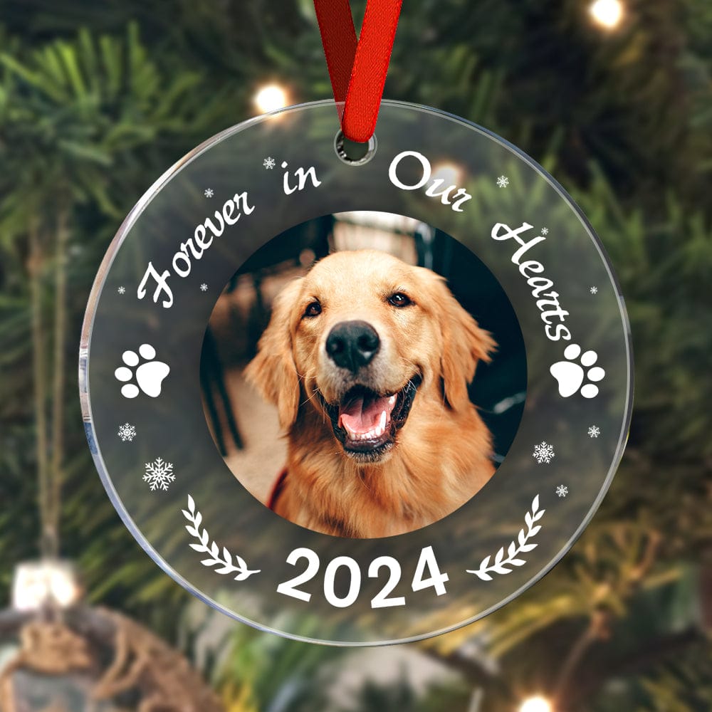 personalized design loss of dog gift christmas ornament hanging keepsake close detail
