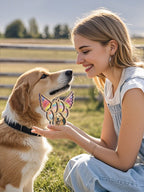 personalized photo suncatcher ornament loss of dog gift window hanging keepsake personalized preview twenty eight