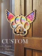 suncatcher ornament personalized photo loss of dog gift window hanging keepsake design preview twenty seven