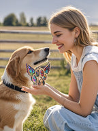 personalized photo suncatcher ornament loss of dog gift window hanging keepsake personalized preview sixteen