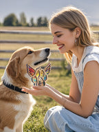 suncatcher ornament personalized photo loss of dog gift window hanging keepsake gift display nineteen