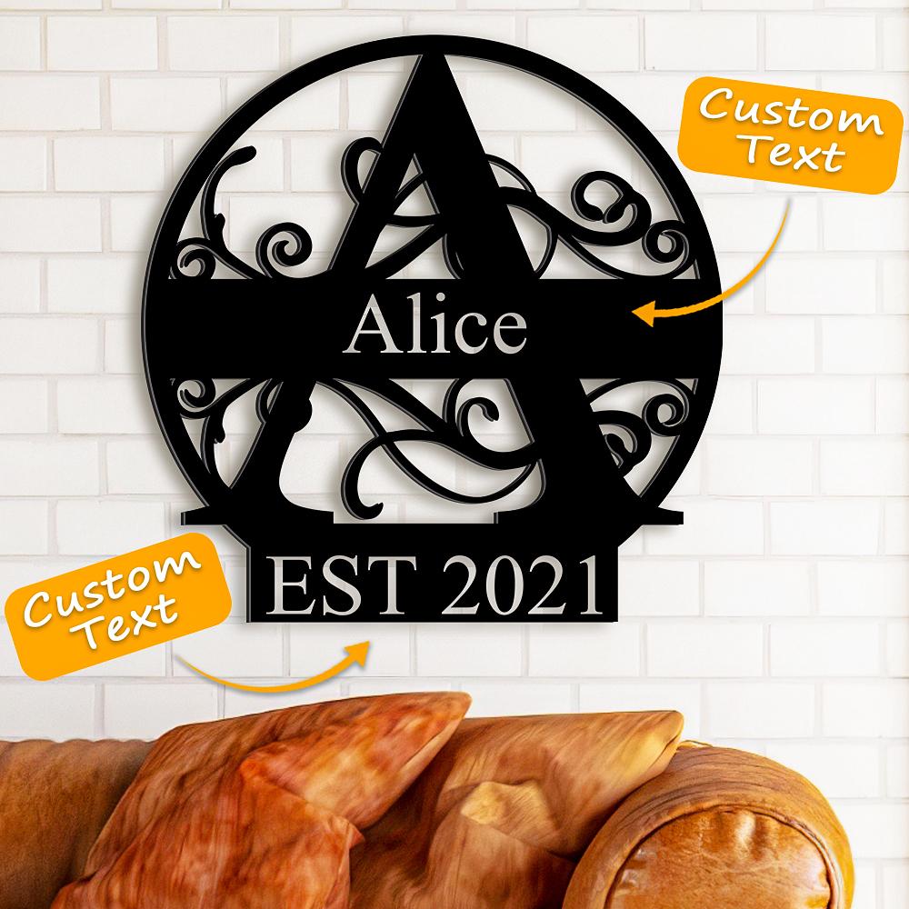 Custom Family Name Decor Last Name Sign Best Wedding Gift for Your Loved Ones