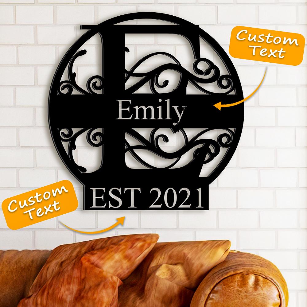 Custom Family Name Decor Last Name Sign Best Wedding Gift for Your Loved Ones