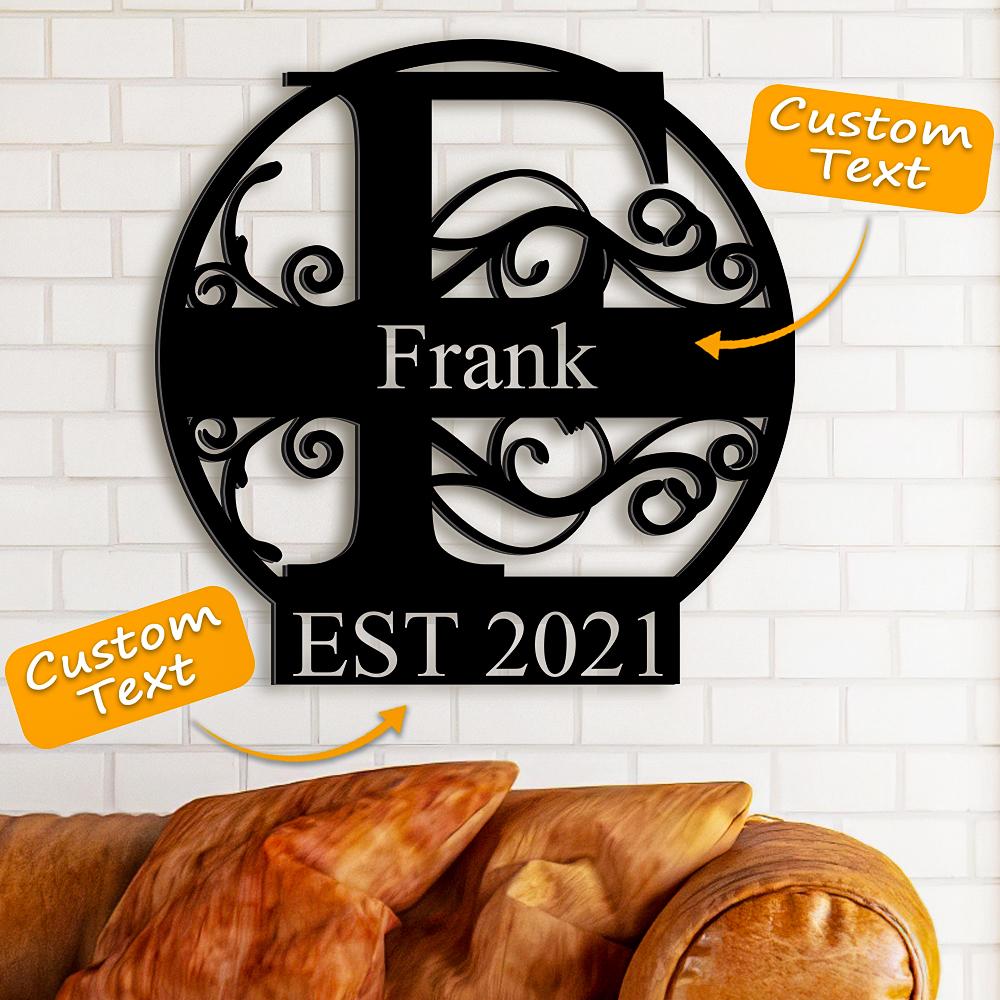 Custom Family Name Decor Last Name Sign Best Wedding Gift for Your Loved Ones