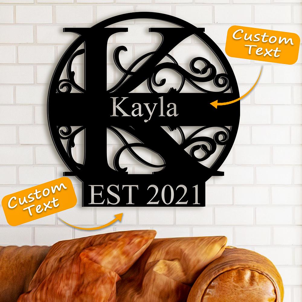 Custom Family Name Decor Last Name Sign Best Wedding Gift for Your Loved Ones