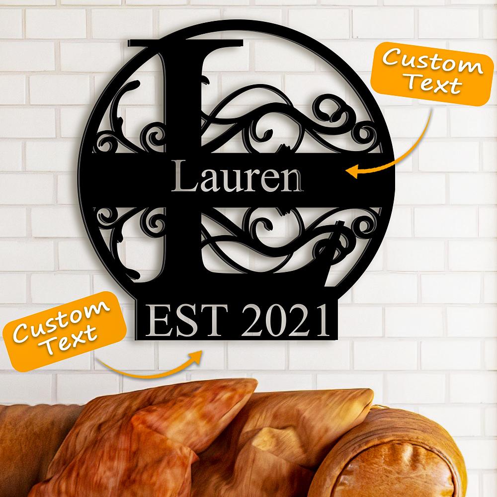 Custom Family Name Decor Last Name Sign Best Wedding Gift for Your Loved Ones