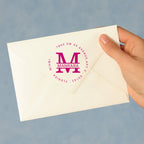 Custom Family Address Stamp Self Inking Stamp for Wedding