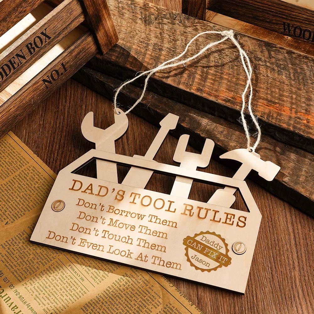 personalized custom gift for dad with precision engraved detail
