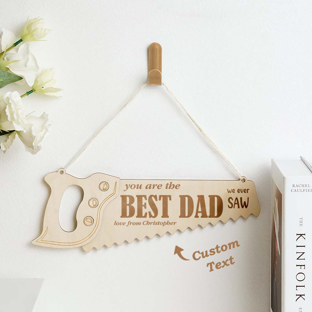 engraved pendant saw creative gifts for best dad custom gift for dad personalized gift