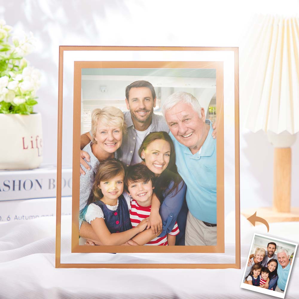 Custom Crystal Photo Frame Photo Holder Decorative Plaque Creative Gift