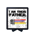 name light saber i am their father wooden sign father s day gifts design custom gift for everyday use