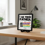name light saber i am their father wooden sign father s day gifts custom gift for dad personalized gift