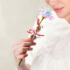 Custom Photo Rose Flower Artifical Galaxy Rose Creative Gift for Women