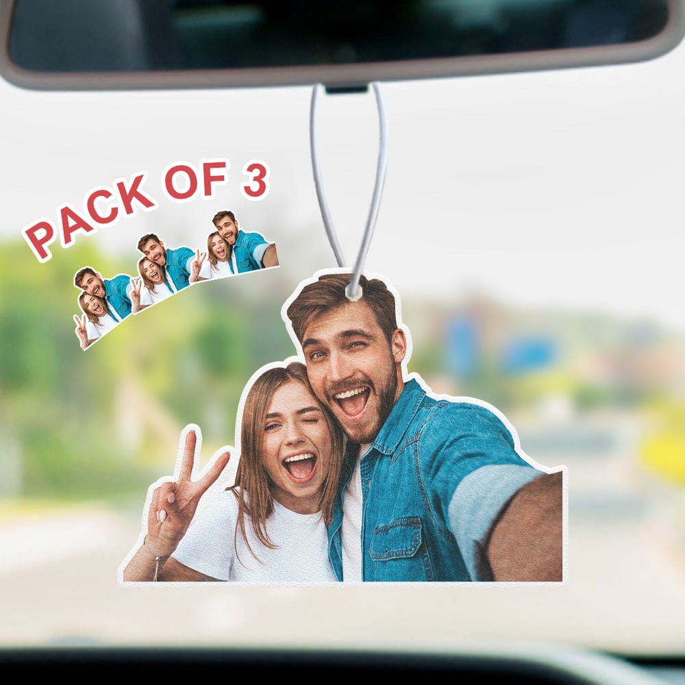 Picture Air Freshener Custom Car Air Freshener Rearview Mirror Ornament Funny 3PCS Air Freshener Gifts For Family