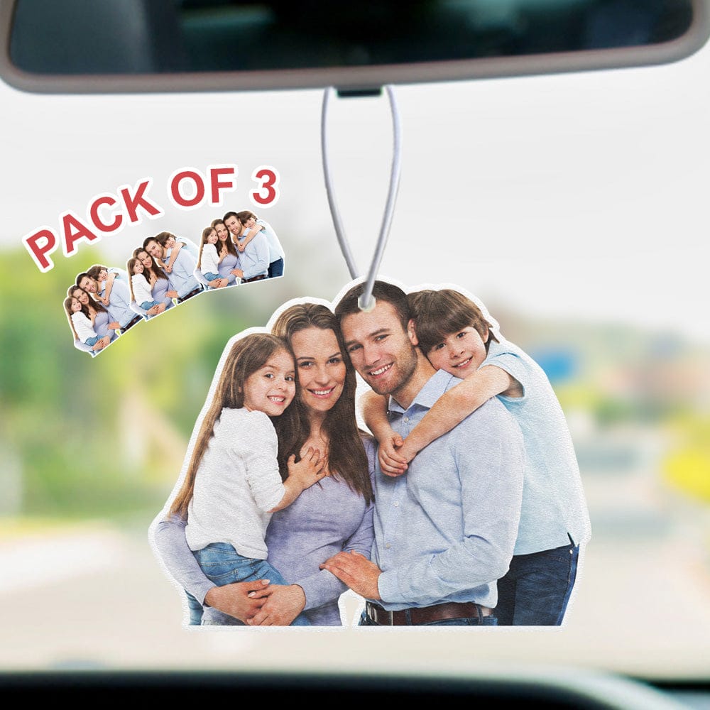 Picture Air Freshener Custom Car Air Freshener Rearview Mirror Ornament Funny 3PCS Air Freshener Gifts For Family