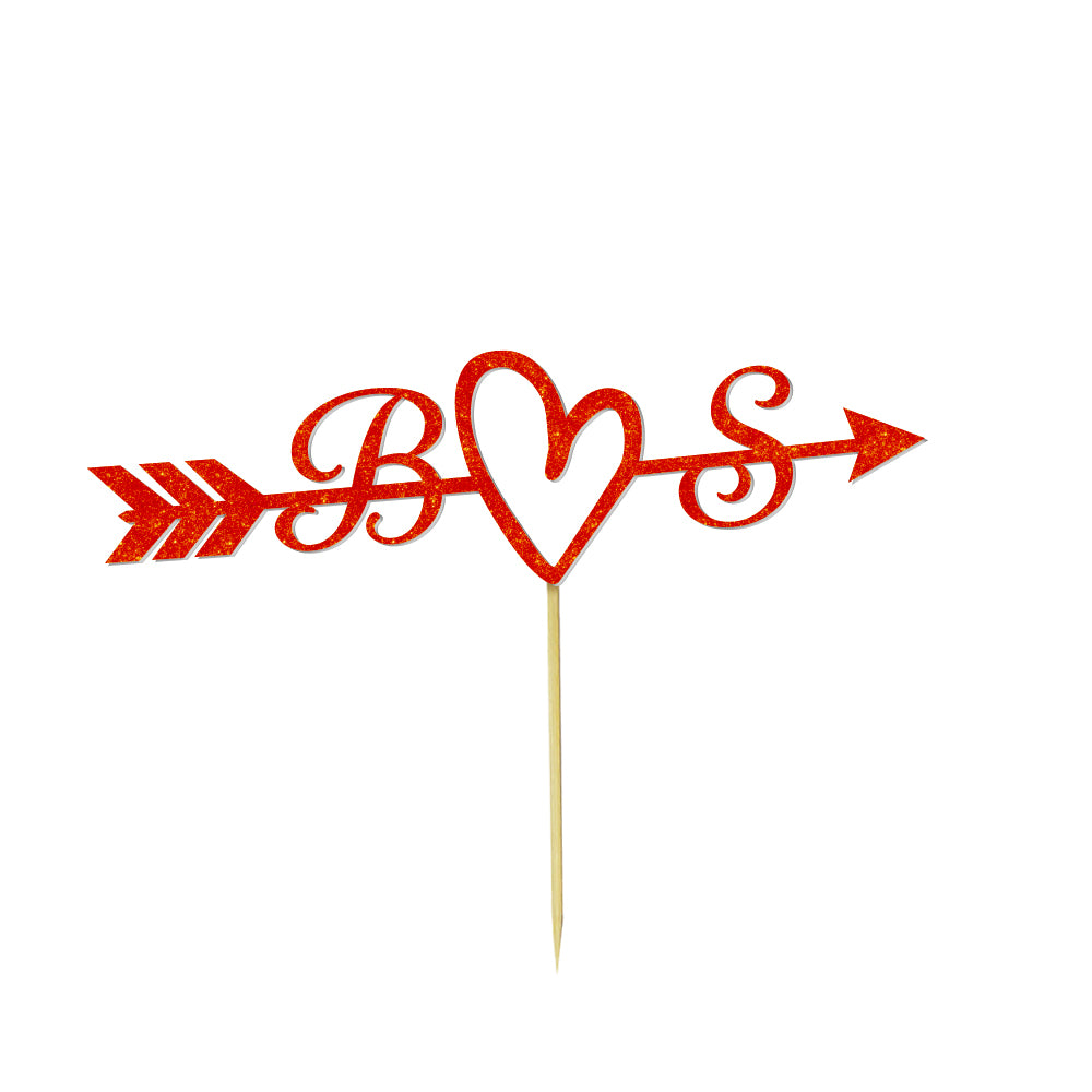 Personalized Text Wedding Cake Birthday Cake Topper - Custom Name Decoration